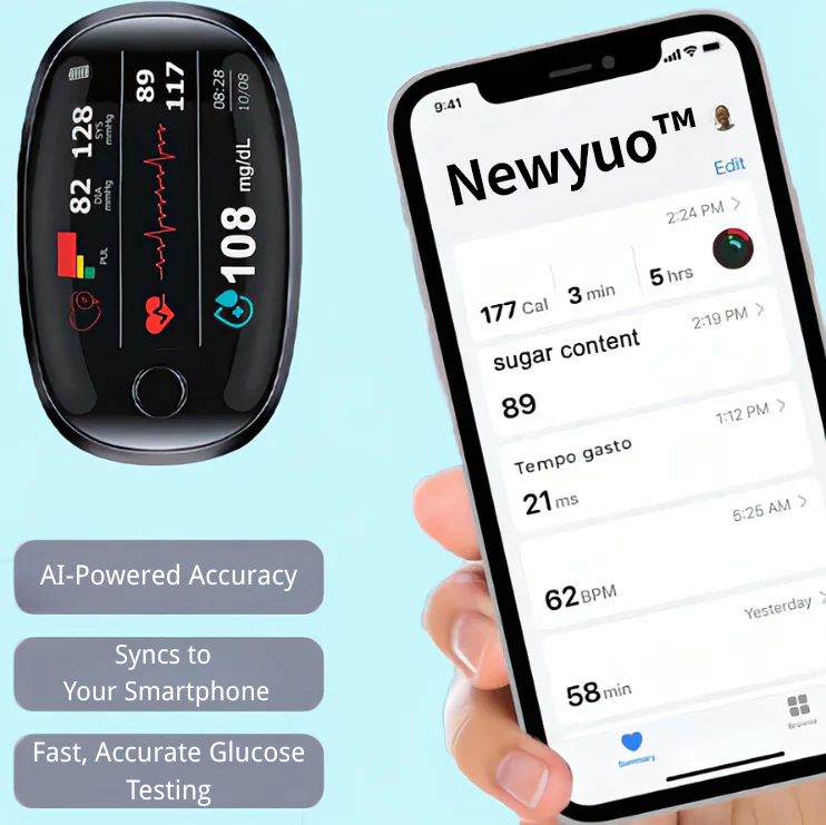 3-v-1 zdravotný monitor Bezbolestné meranie – extrémne rýchle výsledky – presné sledovanie ✅ Cukor v krvi ✅ Tep srdca ✅ Kyslík v krvi Všetko v jednom ✅👩⚕️