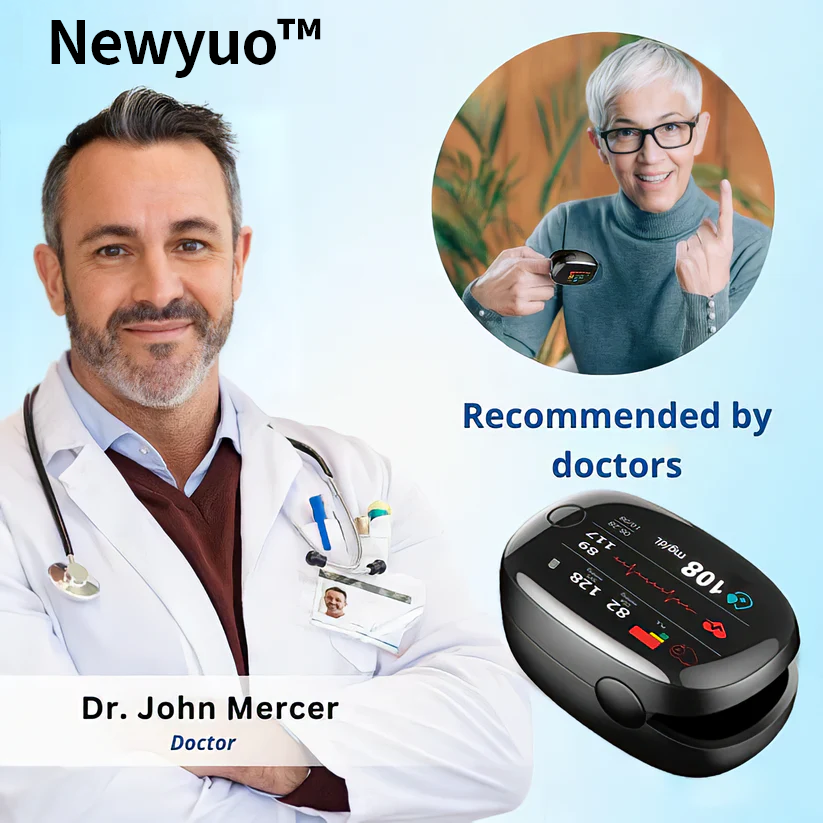 3-v-1 zdravotný monitor Bezbolestné meranie – extrémne rýchle výsledky – presné sledovanie ✅ Cukor v krvi ✅ Tep srdca ✅ Kyslík v krvi Všetko v jednom ✅👩⚕️