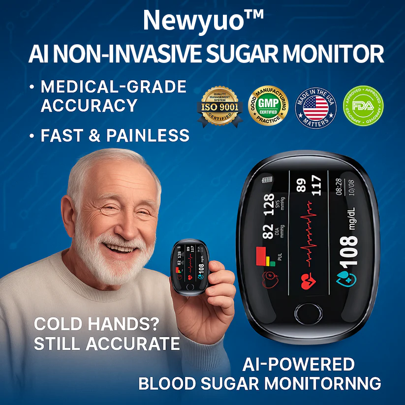 3-v-1 zdravotný monitor Bezbolestné meranie – extrémne rýchle výsledky – presné sledovanie ✅ Cukor v krvi ✅ Tep srdca ✅ Kyslík v krvi Všetko v jednom ✅👩⚕️
