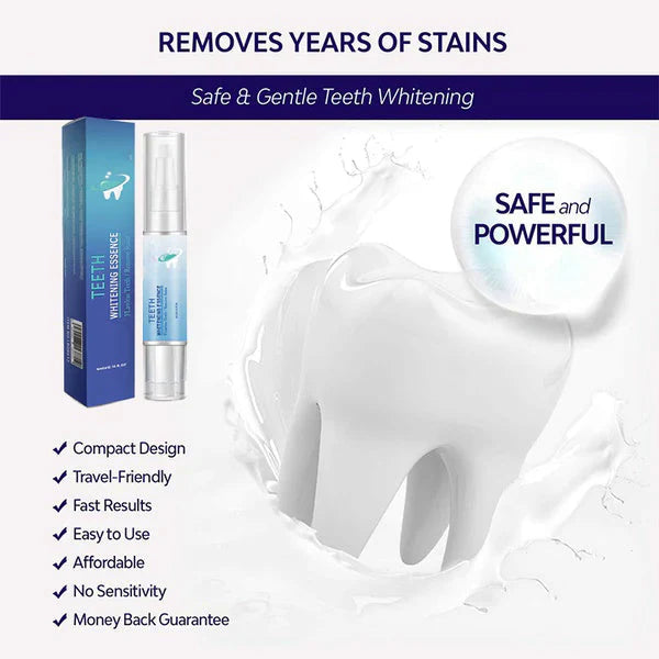 Dentora® 👩⚕️Odstráňte odolné škvrny a prirodzene vybielte zuby s Teeth Whitening Essence – bezpečné bielenie bez citlivosti pre žiarivý úsmev a svieži dych. 🦷
