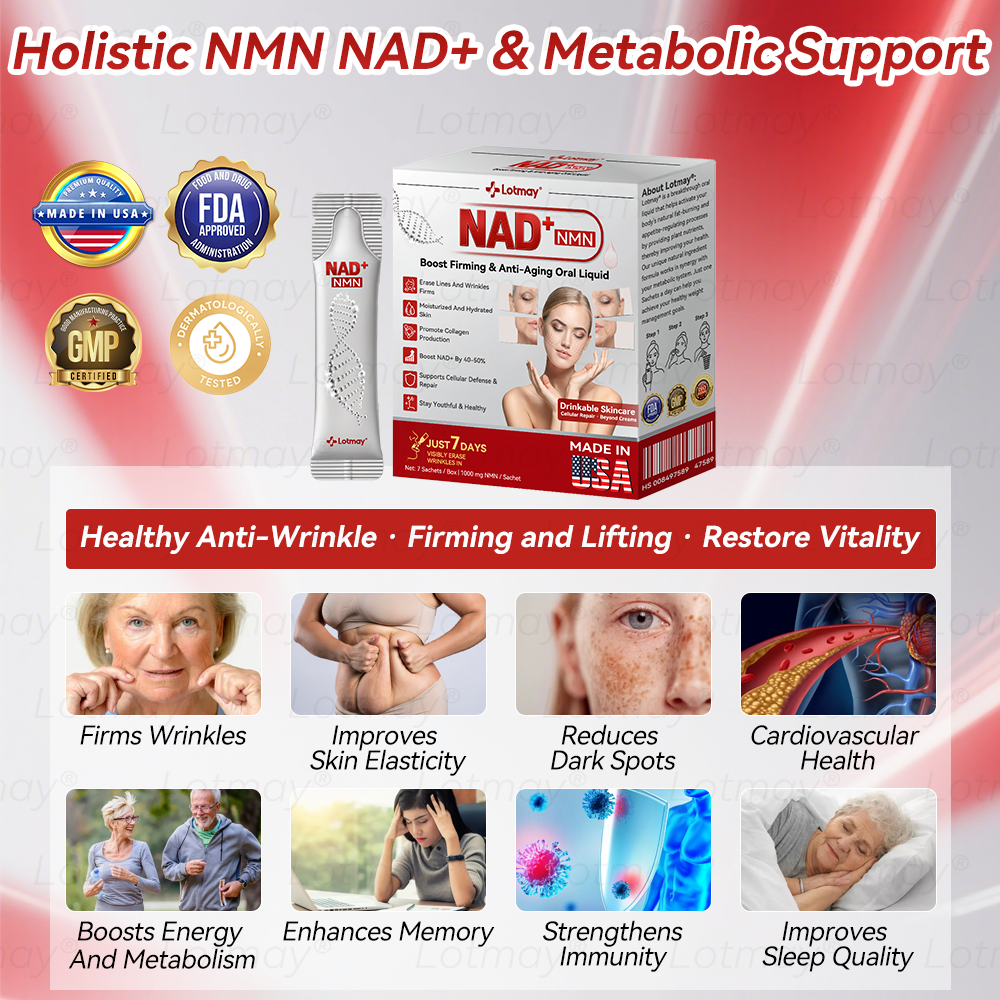 Vyrobené v USA👩⚕️ 𝐿𝑜𝑡𝑚𝑎𝑦® 𝑁𝑀𝑁 𝑁𝐴𝐷+ 𝐵𝑜𝑜𝑠𝑡 Spevňujúci a proti starnutiu perorálny roztok✅