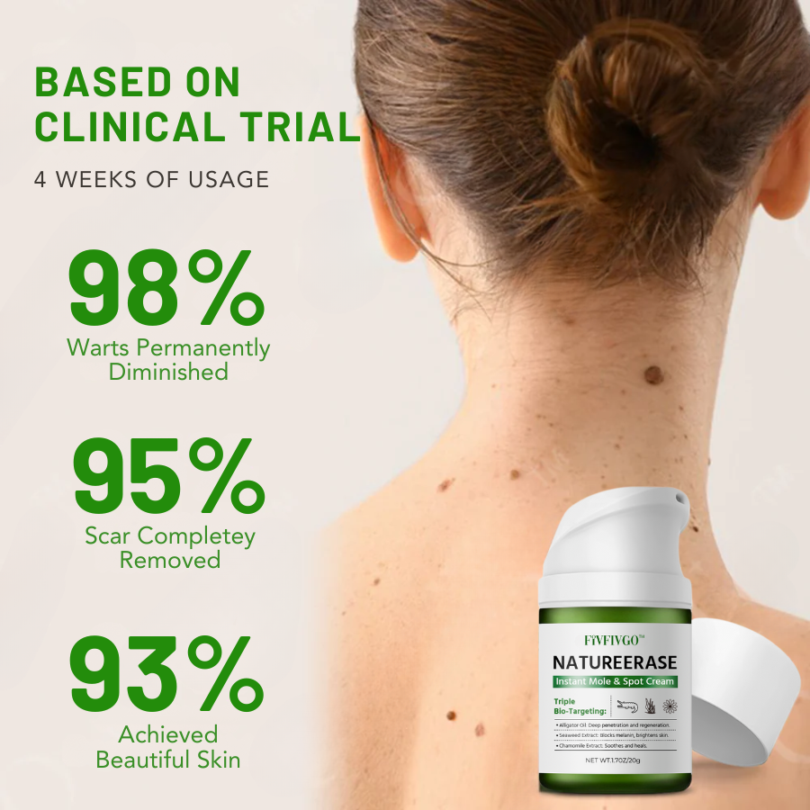 Fivfivgo™ 👩⚕️NatureErase Instant Krém na Pieprzyky a Škvrny – Prírodné zložky presne ošetrujú, zanechávajú pokožku hladkú, rovnomernú a žiarivú 🔅