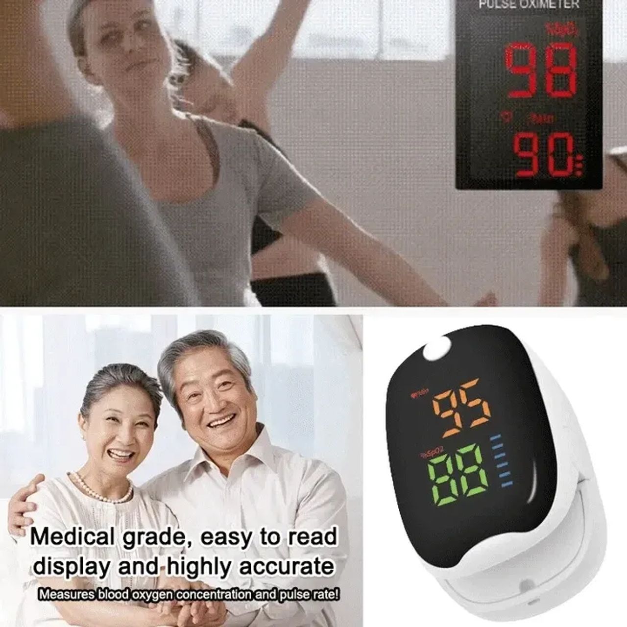 Vysokopresný medicínsky pulzný oxymeter – Dovezený z Nemecka 🇩🇪 – 🚨 Obmedzené zásoby k dispozícii 🚨