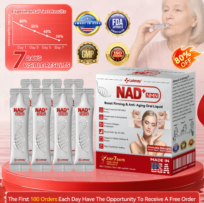 Vyrobené v USA👩⚕️ 𝐿𝑜𝑡𝑚𝑎𝑦® 𝑁𝑀𝑁 𝑁𝐴𝐷+ 𝐵𝑜𝑜𝑠𝑡 Spevňujúci a proti starnutiu perorálny roztok✅