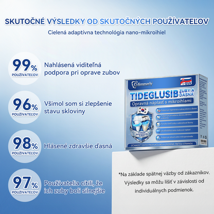 🦷𝐆𝐥𝐢𝐦𝐦𝐞𝐫𝐥𝐲® Tideglusib zuby a dasna Opravná náplasť s mikroihlami  | Pokročilé zubné pásiky s aktiváciou kmeňových buniek (obnova skloviny a dentínu • posilnenie ďasien • odstránenie zubného kameňa a zápachu • zastavenie citlivosti zubov)) 🎁