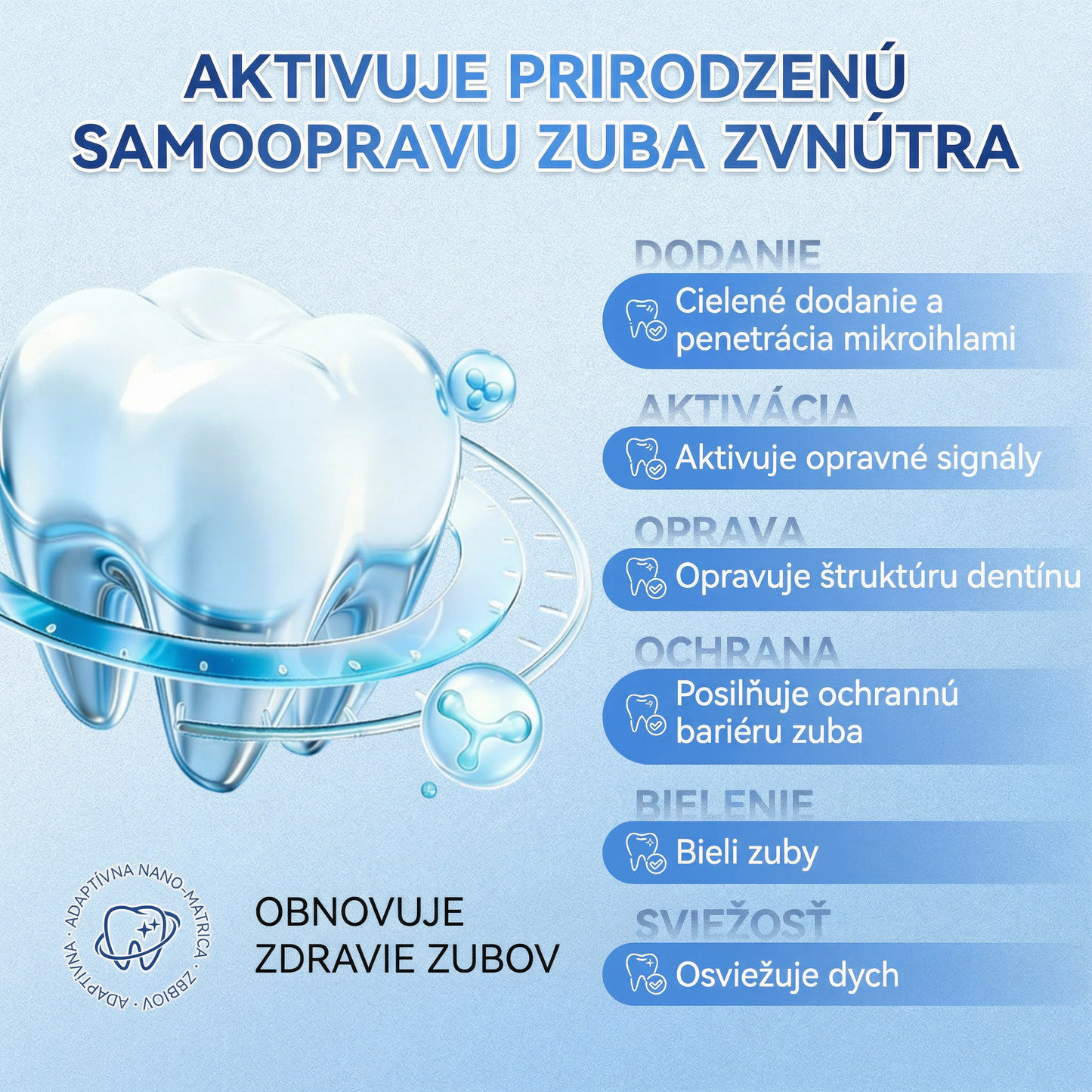 🦷𝐆𝐥𝐢𝐦𝐦𝐞𝐫𝐥𝐲® Tideglusib zuby a dasna Opravná náplasť s mikroihlami  | Pokročilé zubné pásiky s aktiváciou kmeňových buniek (obnova skloviny a dentínu • posilnenie ďasien • odstránenie zubného kameňa a zápachu • zastavenie citlivosti zubov)) 🎁