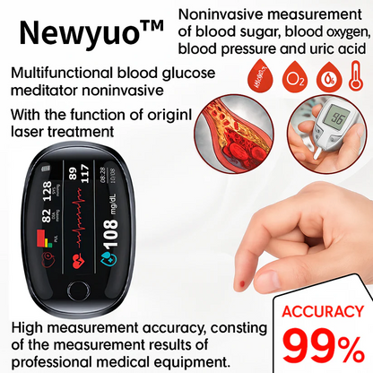 3-v-1 zdravotný monitor Bezbolestné meranie – extrémne rýchle výsledky – presné sledovanie ✅ Cukor v krvi ✅ Tep srdca ✅ Kyslík v krvi Všetko v jednom ✅👩‍⚕️