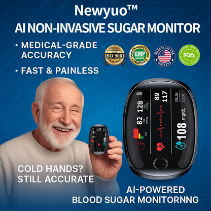 3-v-1 zdravotný monitor Bezbolestné meranie – extrémne rýchle výsledky – presné sledovanie ✅ Cukor v krvi ✅ Tep srdca ✅ Kyslík v krvi Všetko v jednom ✅👩‍⚕️