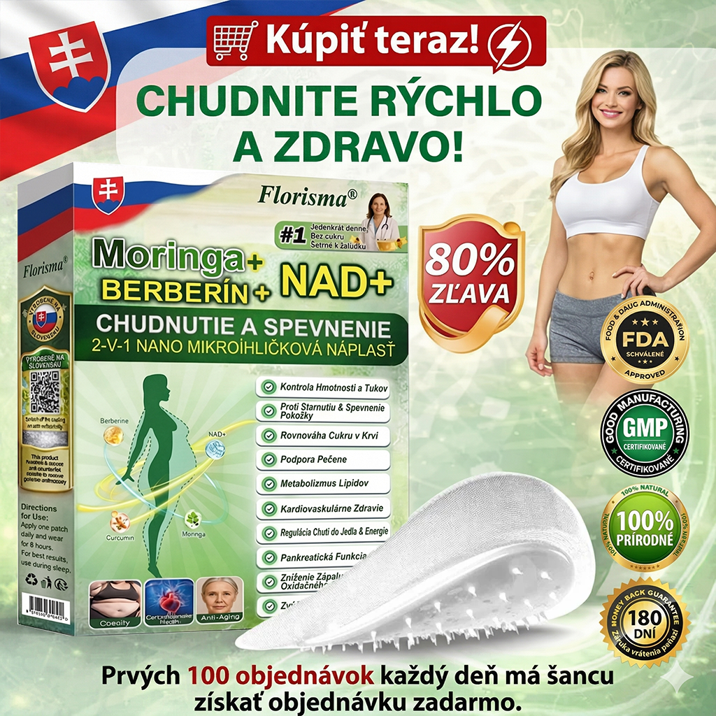 Možnosť platby na dobierku 【Posledný deň akcie: 70 % zľava】Florisma® 👩‍⚕️ Moringa & Berberín 10-v-1 Pokročilá Nano Mikroiigličková Náplasť Vhodné na obezitu, cukrovku, spánkovú apnoe a problémy so kĺbmi ✨