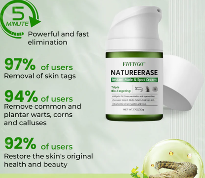 Fivfivgo™ 👩‍⚕️NatureErase Instant Krém na Pieprzyky a Škvrny – Prírodné zložky presne ošetrujú, zanechávajú pokožku hladkú, rovnomernú a žiarivú 🔅