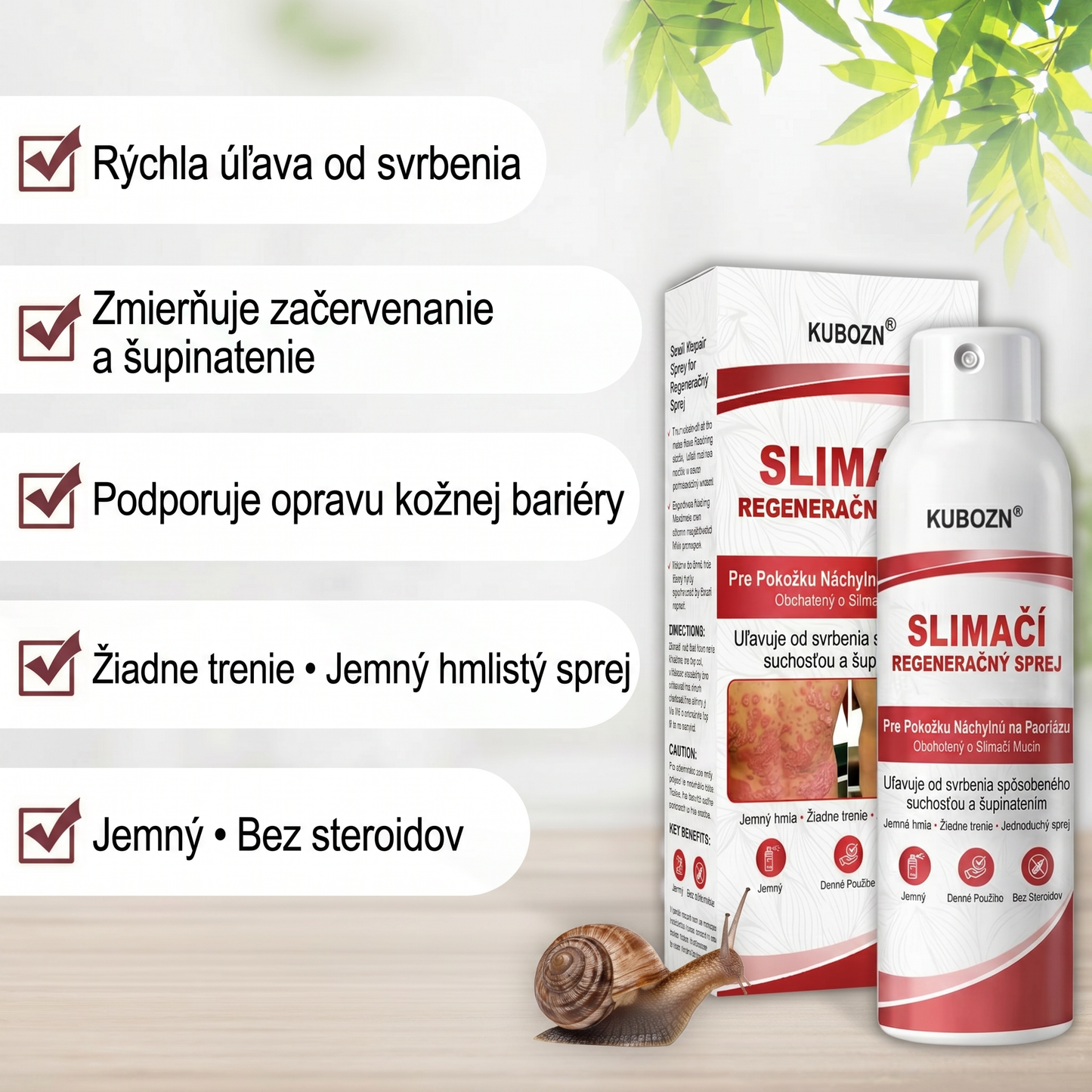 Florisma® 🥇🥬SLIMACİ REGENERAĞNY SPREJ  Na pokožku s psoriázou, svrbením a šupinatením