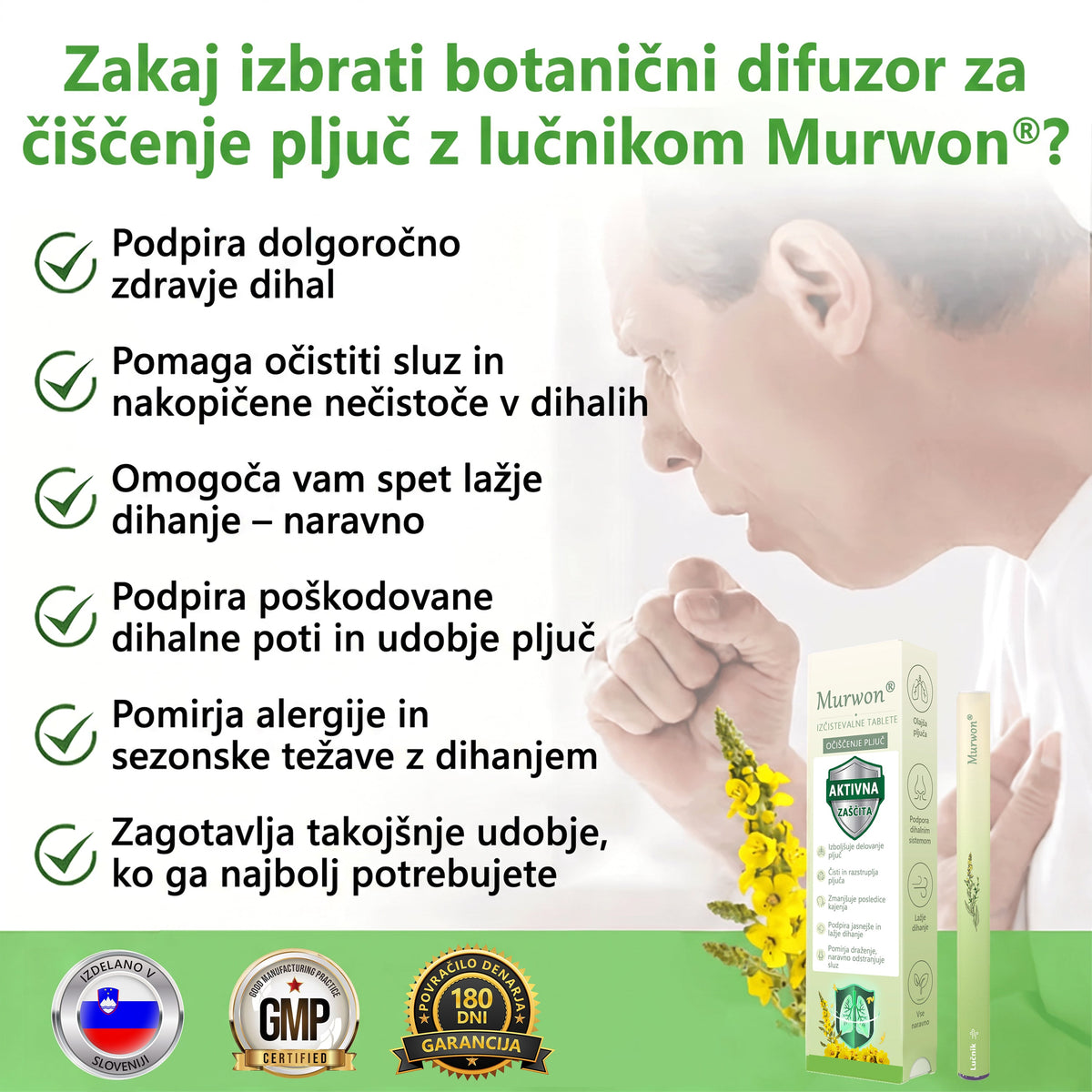 𝑮𝒍𝒊𝒎𝒎𝒆𝒓𝒍𝒚® bylinný parný inhalátor na prečistenie pľúc ❤️ (👨‍⚕️ Účinná pomoc pri kašli, zápale hrdla, ťažkostiach s dýchaním, tvorbe hlienu, upchatom nose, bronchitíde, alergických príznakoch a problémoch s pľúcami)