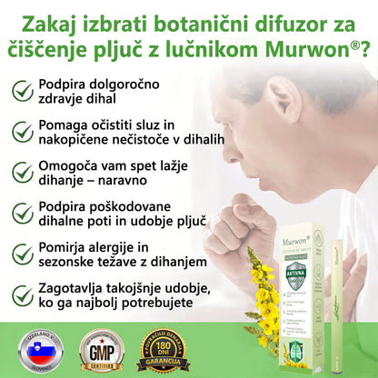 𝑮𝒍𝒊𝒎𝒎𝒆𝒓𝒍𝒚® bylinný parný inhalátor na prečistenie pľúc ❤️ (👨‍⚕️ Účinná pomoc pri kašli, zápale hrdla, ťažkostiach s dýchaním, tvorbe hlienu, upchatom nose, bronchitíde, alergických príznakoch a problémoch s pľúcami)
